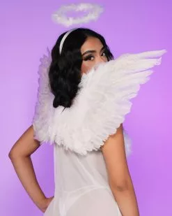 LEG AVENUE White Wings & Halo Accessory Kit