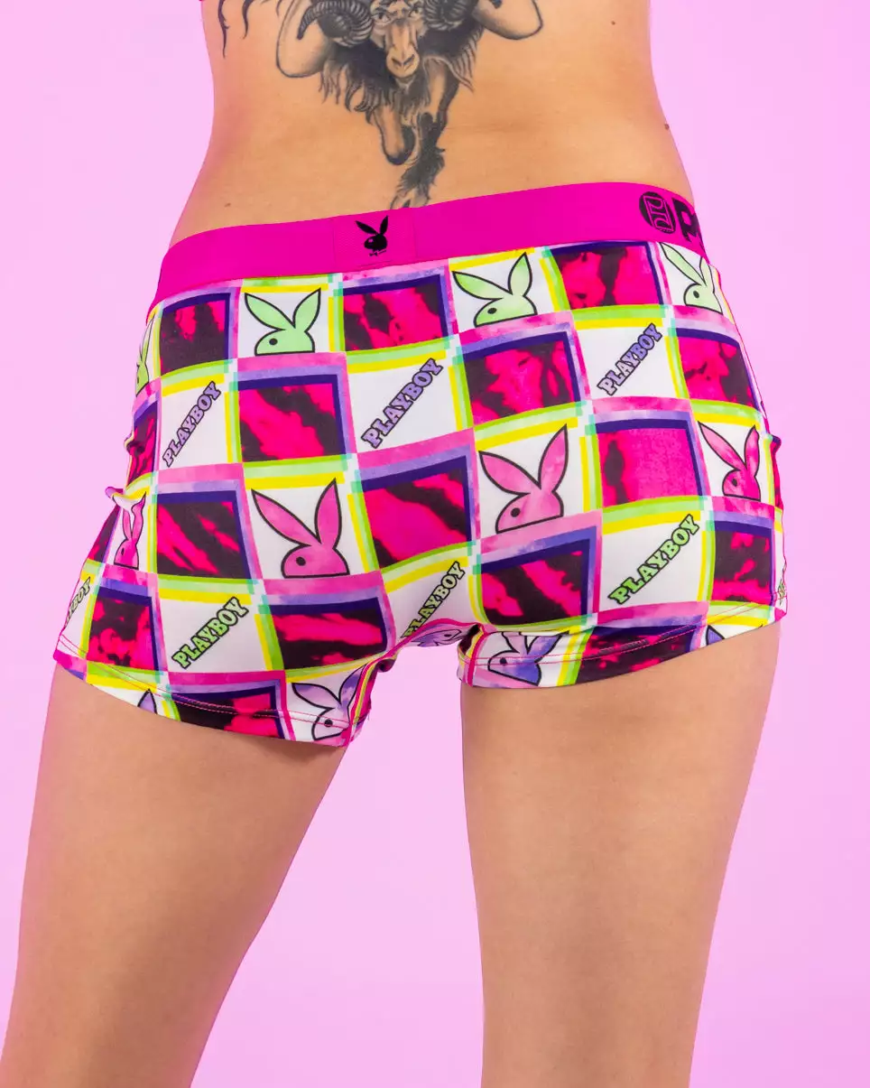 PSD Playboy Checkers Boy Shorts 6 PSD Playboy Checkers Boy Shorts - Image 4