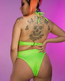 Roma Neon Green Kinetic Criss-Cross Top -Rave Wonderland Shop 16 0073bb50 8b70 4322 a9e1 1ecb95578e5c