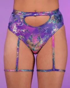 Roma Violet Rebel Keyhole Garter Bottoms
