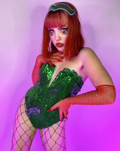Roma 2pc Poison Ivy Sequin Costume