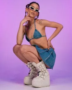 Frosted Rhinestone 2pc Skirt Set -Rave Wonderland Shop 19 16ed0bae 38b4 42ce b050 75d0ba9a4cb1