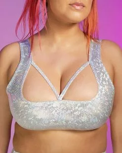 Roma Silver Aura Strap Top -Rave Wonderland Shop 23 6d1bbec6 be4e 462d 867d 9b0e7e93bc90