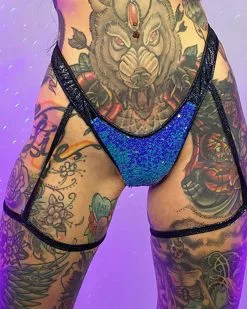 Roma Astro Candy Sequin Thong With Attached Garters -Rave Wonderland Shop 25 8c311dd1 d03e 48b5 bfe6 556de6733656