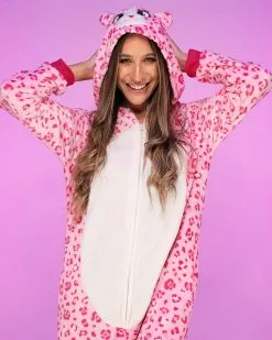 Pink Leopard Unisex Onesie -Rave Wonderland Shop 26 f0f1577a bb20 474c 94d1 27403bcf48cf