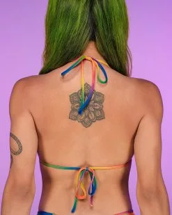 Roma Rainbow Raver Fishnet Bikini Top -Rave Wonderland Shop 27 28e5f9d8 8a8c 4541 8477 dc6d385791a6
