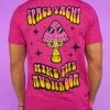 Space Yacht Fuchsia Mike The Mushroom Tee -Rave Wonderland Shop 4 583288e2 39c8 4649 8f62 313ef5e9fb4a