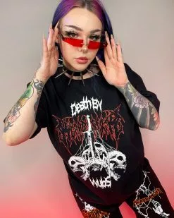 Death By Wubs Headbanger Tee -Rave Wonderland Shop 57 0efaa491 7490 4e41 be13 5c5ab65caa9d