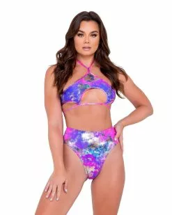 Roma Violet Rebel High-Waist Shorts -Rave Wonderland Shop 6058 6059 PM 3