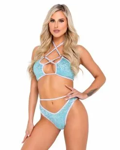 Roma Minty Aura Keyhole Bottoms -Rave Wonderland Shop 6078 6079 LG 3