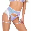 Roma Lavender Sugar Nova Fringe Garter Belt -Rave Wonderland Shop 6091 6092 6093 Lav 2b305c73 e314 4697 8540 46ff3e3f885d