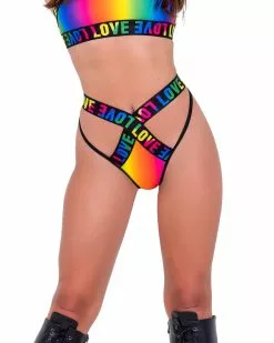 Roma Rainbow Love Criss-Cross Bottoms