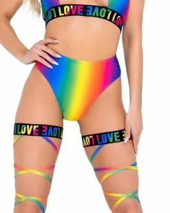 Roma Rainbow Love High Waist Bottoms
