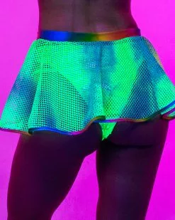 Roma Rainbow Raver Fishnet Mini Skirt -Rave Wonderland Shop 73 4bed1e80 fad2 4595 b8c1 1e929f965711