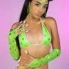 Roma Green Cosmic Stardust Bikini Tie Top -Rave Wonderland Shop 75 f560372f bb3d 4ec6 817e 38458a58387e