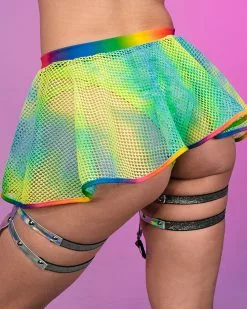 Roma Rainbow Raver Fishnet Mini Skirt -Rave Wonderland Shop 76 a6dda99d d2bf 430a b5a3 7411eec09397