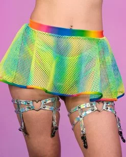 Roma Rainbow Raver Fishnet Mini Skirt -Rave Wonderland Shop 77 3fcfe4f7 8c1d 45b6 86fe 2a48b30b91e6