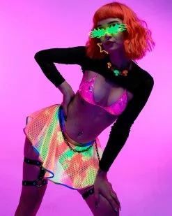 Roma Rainbow Raver Fishnet Mini Skirt -Rave Wonderland Shop 79 750838af 9106 4c2b ab76 ed725aa9ef32