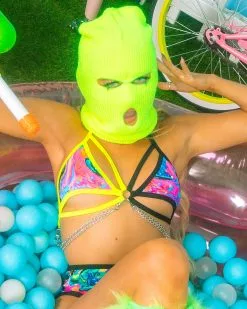 Rolita Couture X RW Midnight Lava Chain Top