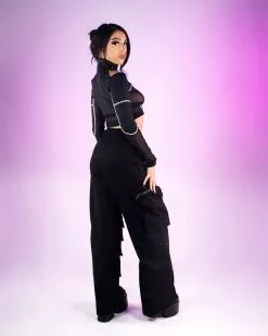 High Tech Mesh Crop Top -Rave Wonderland Shop A131 1