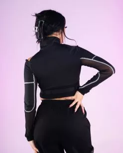 High Tech Mesh Crop Top -Rave Wonderland Shop A131 6