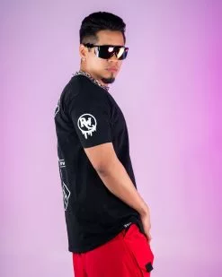 Rave Or Die Reaper Black Men's T-Shirt -Rave Wonderland Shop A800 RAVEORDIE 5