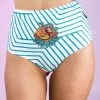 Music In My Heart Sloth Cheeky Reversible High Waist Bottoms -Rave Wonderland Shop B006 HOUSESLOTH 4