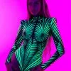Badinka Nyx Serious Bodysuit -Rave Wonderland Shop BAD02 NYXGRN 8