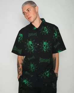 Skull Headbanger Hawaiian Shirt -Rave Wonderland Shop DSCF0551