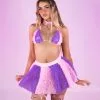 Ruffled Up 2pc Skirt Set -Rave Wonderland Shop HDC29881 LAVPNK FRONT.2