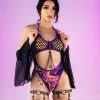 Rolita Couture X RW Hazard Bath Punk Princess Bodysuit -Rave Wonderland Shop PB270 HAZBATH 3