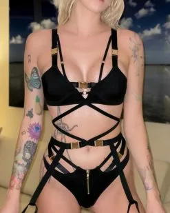 Forplay 3pc Unlock Fantasy Lingerie Set -Rave Wonderland Shop PhotoJan05 104245AM