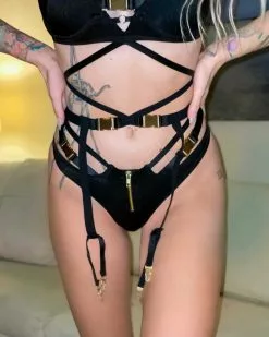 Forplay 3pc Unlock Fantasy Lingerie Set -Rave Wonderland Shop PhotoJan05 104251AM