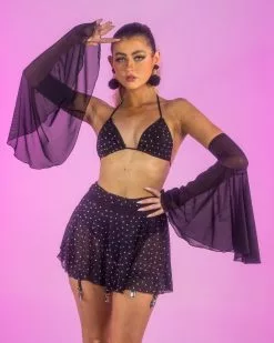 Rhinestone Dreaming 2pc Bralette And Skirt Set -Rave Wonderland Shop RAVEWONDERLANDECOMM06.16.23 15