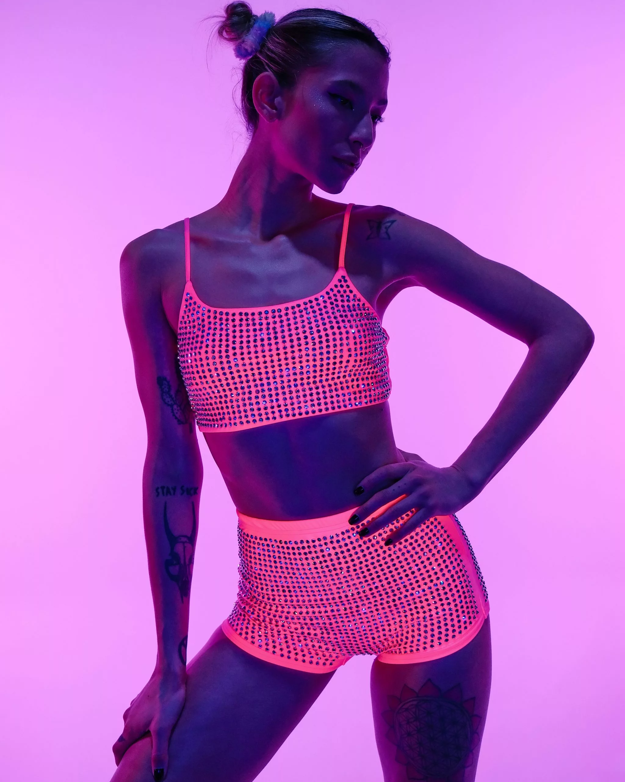 Pink Ice 2pc Rhinestone Set 10 Pink Ice 2pc Rhinestone Set - Image 8