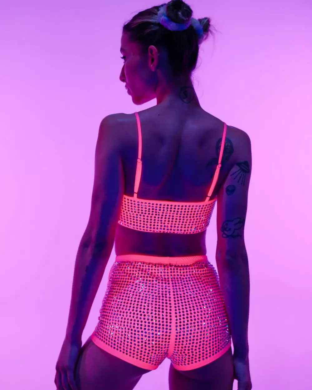 Pink Ice 2pc Rhinestone Set 4 Pink Ice 2pc Rhinestone Set - Image 2