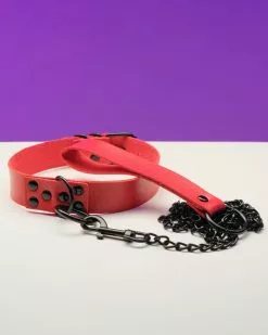 Punk'd Out Choker & Leash 2pc Set -Rave Wonderland Shop RW 080922 168
