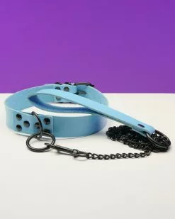 Punk'd Out Choker & Leash 2pc Set -Rave Wonderland Shop RW 080922 174
