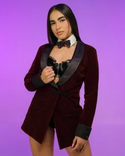 Roma 4pc Playboy Madam Costume