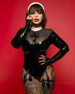 Forplay 3pc Sinner's Prayer Nun Costume