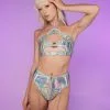 Roma Silver Holo Foil Cutout Top -Rave Wonderland Shop RW 092822 79 b90c408c b817 4d98 acc3 3fd906368cee