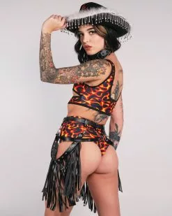 Firestarter Underboob Top -Rave Wonderland Shop RW 101222 1447