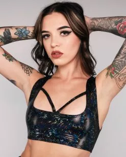 Roma Onyx Aura Strap Top