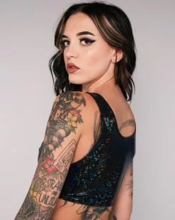 Roma Onyx Aura Strap Top -Rave Wonderland Shop RW 101222 1712