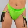 Rolita Couture X RW Neon Green Fringe Bottoms -Rave Wonderland Shop RW 101822 491