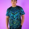 Green Night Owl Tee -Rave Wonderland Shop RW 120822 150