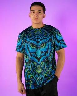Green Night Owl Tee
