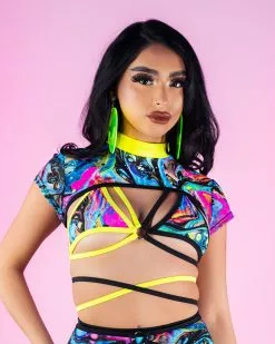 Rolita Couture X RW Midnight Lava Shrug