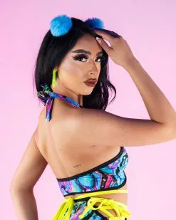Rolita Couture X RW Midnight Lava Slay Top -Rave Wonderland Shop Rave 04 06 164