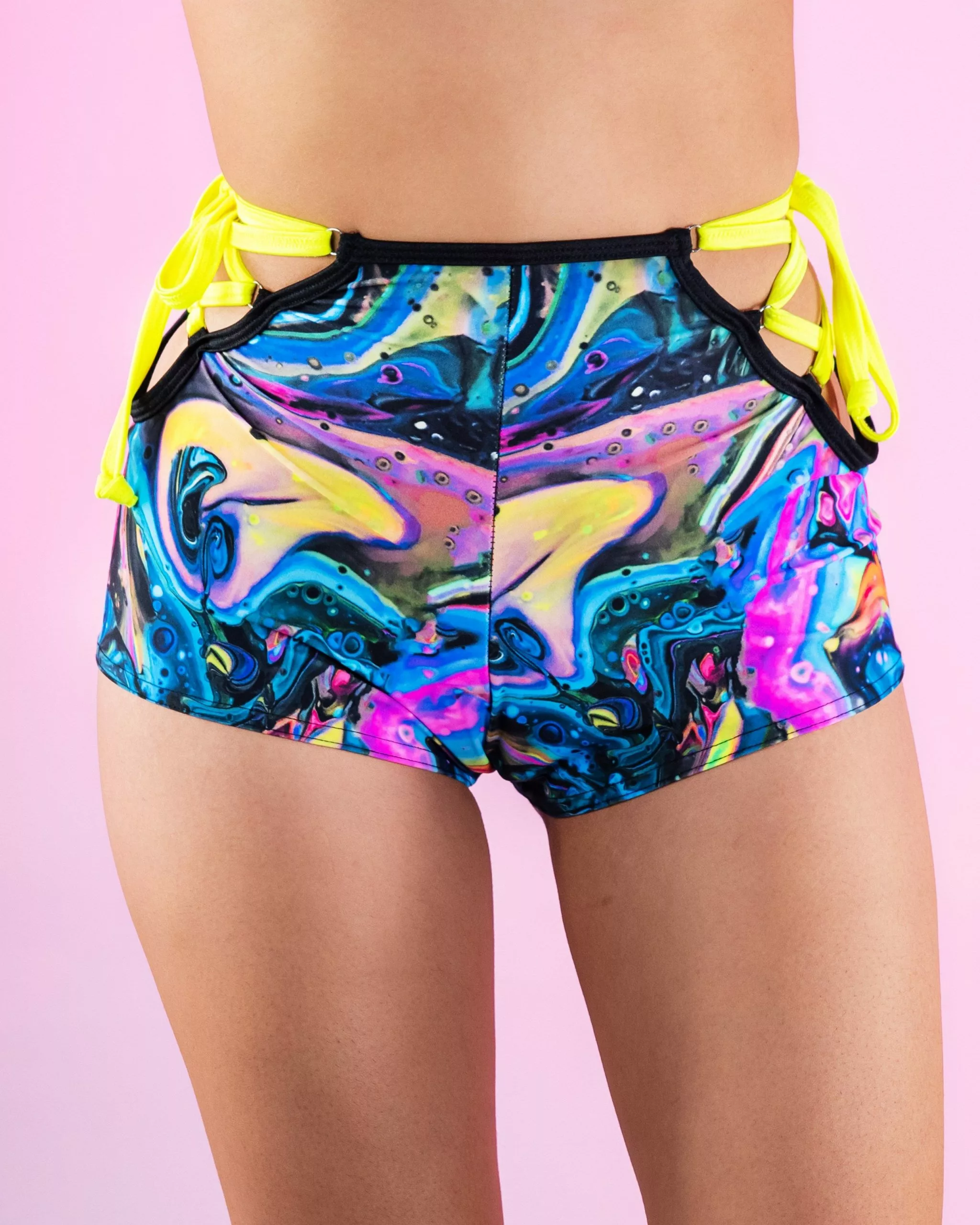 Rolita Couture X RW Midnight Lava Lace-Up Bottoms 3 Rolita Couture X RW Midnight Lava Lace-Up Bottoms